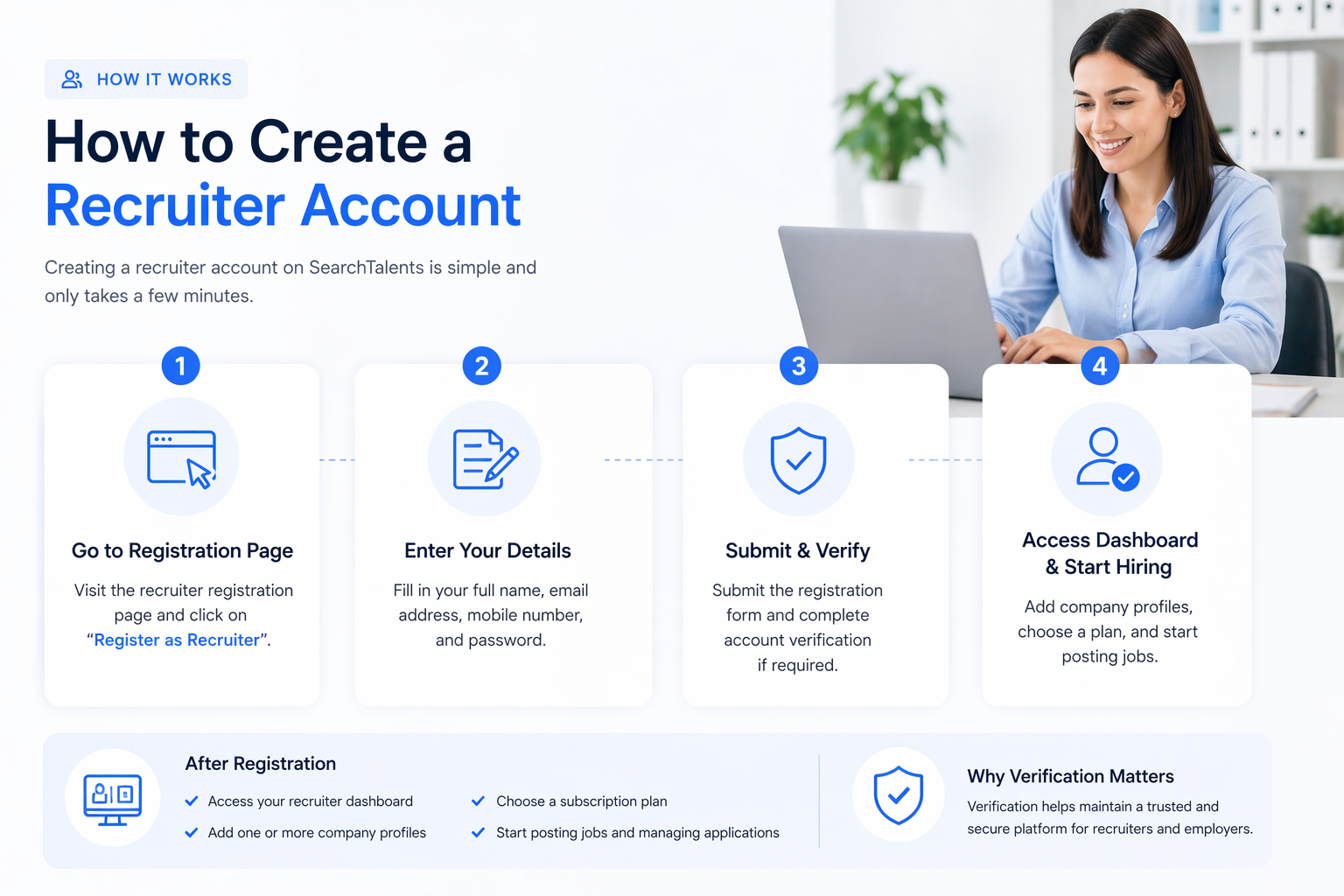 Create recruiter account