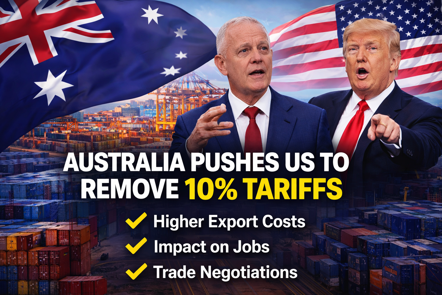 Australia Pushes for Zero Tariffs: What It Means for Employers and Job Seekers