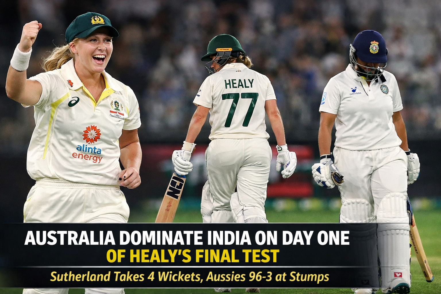 Australia Edge India on Day One of Healy’s Final Test – Leadership Lessons for Students and Employers