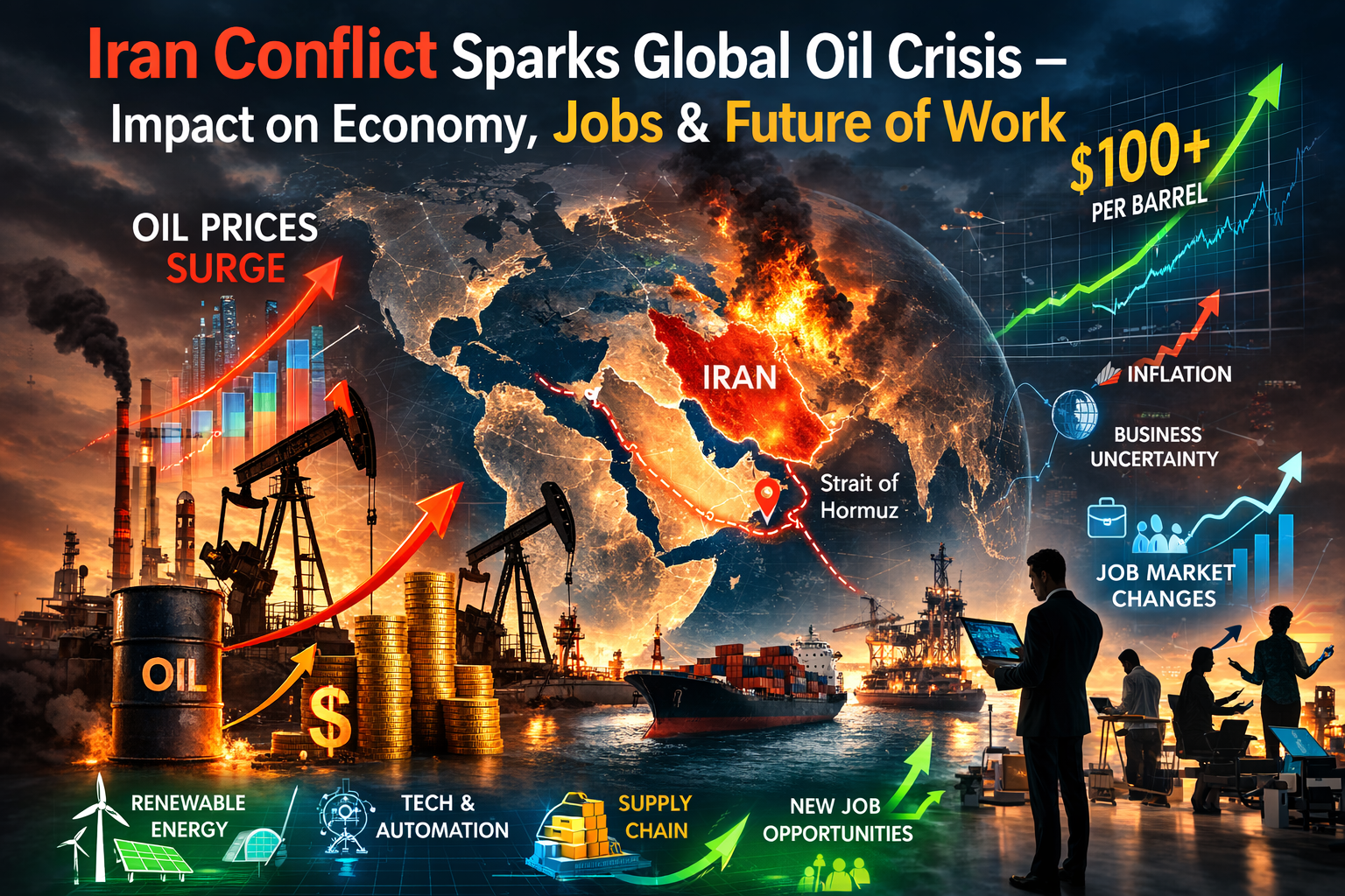 Global Oil Crisis and Iran Conflict: What It Means for Jobs, Employers, and Future Careers