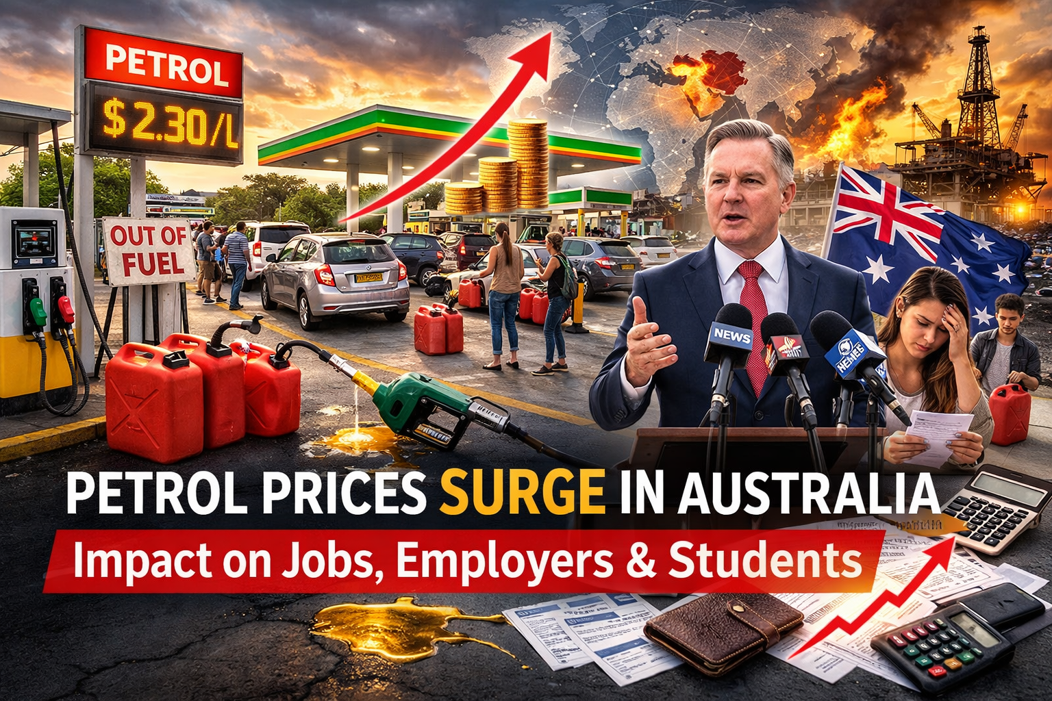 Fuel Price Surge in Australia: What Employers, Students and Job Seekers Should Know