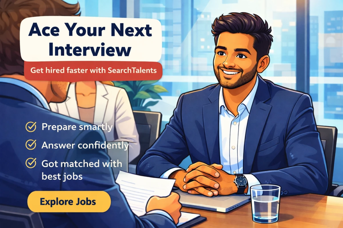 Ace Your Next Interview: A Complete Guide for Job Seekers (Get Hired Faster with SearchTalents)