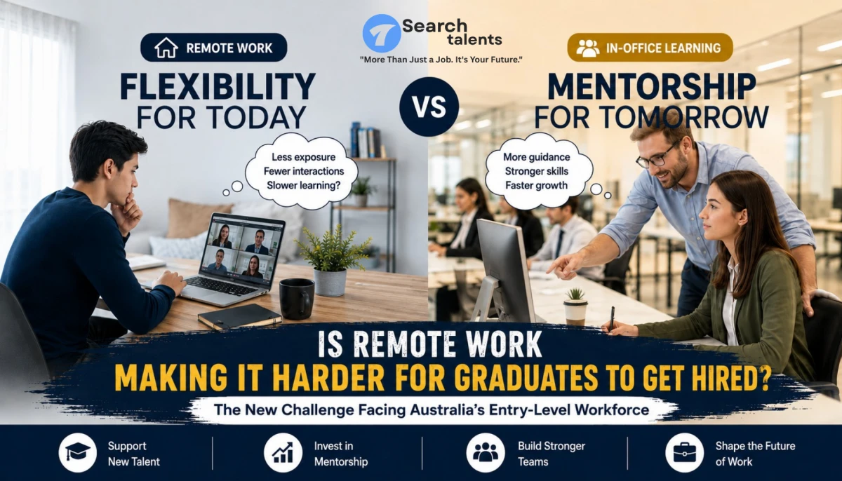 Is Remote Work Making It Harder for Graduates to Get Hired? The New Challenge Facing Australia’s Entry-Level Workforce - blog image