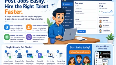 How Employers Can Post Jobs on SearchTalents | Step-by-Step Guide thumbnail