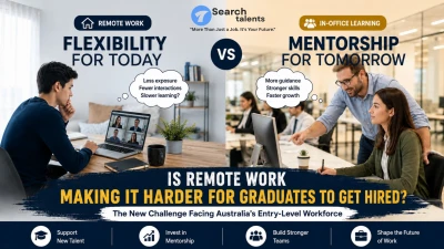 Is Remote Work Making It Harder for Graduates to Get Hired? The New Challenge Facing Australia’s Entry-Level Workforce